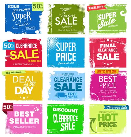 grunge retro sale backgroundのイラスト素材
