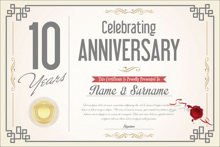 anniversary backgroundのイラスト素材