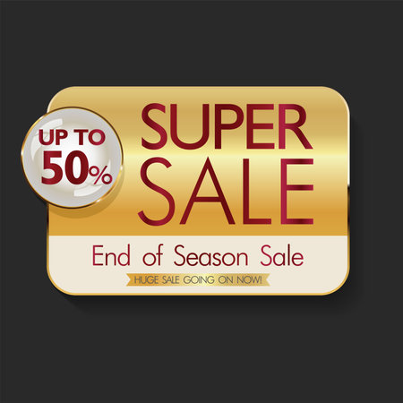 Luxury premium sale golden labels modern designのイラスト素材