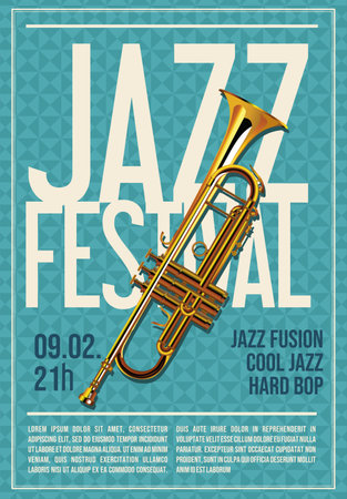 Jazz festival or concert retro background vector illustrationのイラスト素材