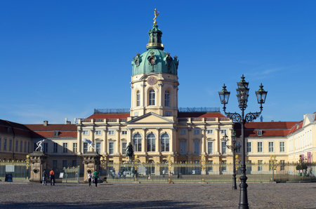 schloss charlottenburg castle in berlin germanyのeditorial素材