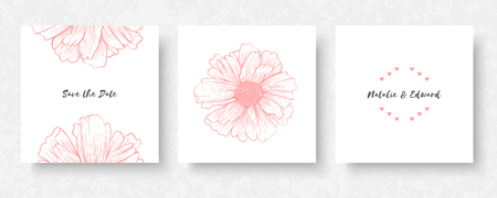 Vector elements for design template. Ornate decor for invitations, greeting cards, certificate, labels, badges, tagsのイラスト素材