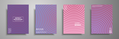 Minimal colorful cover template set.のイラスト素材