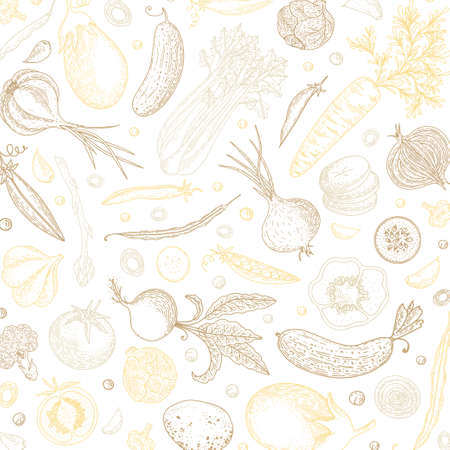 Organic food design template.のイラスト素材