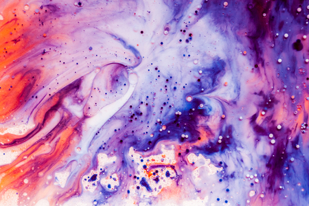 Abstract painting, can be used as a trendy background for wallpapers, posters, cards, invitations, websites. Modern artwork. Marble effect painting. Fluid art. Mixture of acrylic paints.の写真素材