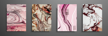 Mixture of acrylic paints. Liquid marble texture. Fluid art. Applicable for design cover, presentation, invitation, flyer, annual report, poster and business card, desing packaging. Modern artwork.の写真素材