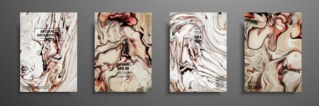 Mixture of acrylic paints. Liquid marble texture. Fluid art. Applicable for design cover, presentation, invitation, flyer, annual report, poster and business card, desing packaging. Modern artwork.の写真素材