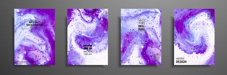 Mixture of acrylic paints. Liquid marble texture. Fluid art. Applicable for design cover, presentation, invitation, flyer, annual report, poster and business card, desing packaging. Modern artworkのイラスト素材