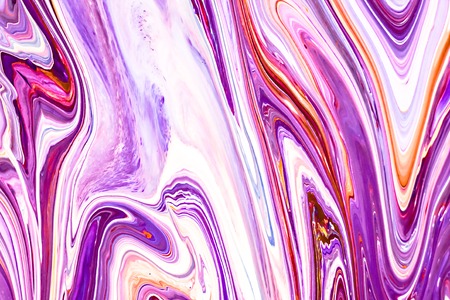 Abstract background with acrylic liquid textures. Modern artwork with spots and splashes of color paint. Applicable for into coffee packaging, labels, business cards, and interactive web backgroundsの写真素材