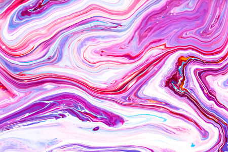 Abstract background with acrylic liquid textures. Modern artwork with spots and splashes of color paint. Applicable for into coffee packaging, labels, business cards, and interactive web backgroundsの写真素材