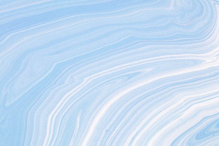 Fluid art texture. Abstract background with iridescent paint effect. Liquid acrylic picture with...