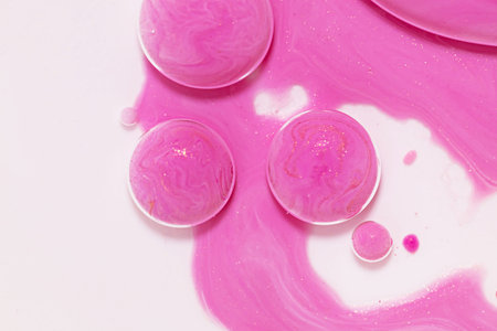 Fluid art texture. Background with abstract swirling paint effect. Liquid acrylic artwork that flows...