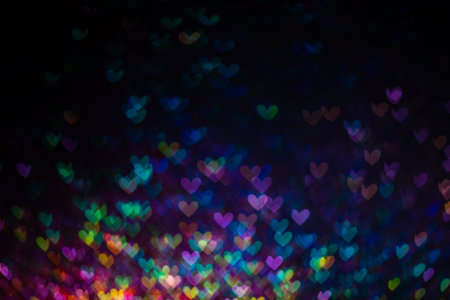 Abstract blurred backdrop with circlesの写真素材