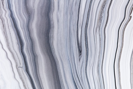 Fluid art texture. Backdrop with abstract mixing paint effect. Liquid acrylic artwork with flows and...