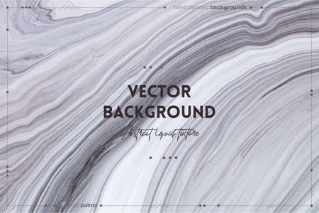 Bright resin art abstract background. Multicolor marble surface, mineral stone texture. Violet, orange and blue paint mix wallpaper. Fluid, color liquid flow effect. Watercolor, acrylic waves, swirlsのイラスト素材
