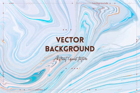 Bright resin art abstract background. Multicolor marble surface, mineral stone texture. Violet, orange and blue paint mix wallpaper. Fluid, color liquid flow effect. Watercolor, acrylic waves, swirlsのイラスト素材