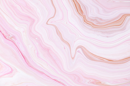 Fluid art texture. Abstract backdrop with mixing paint effect. Liquid acrylic picture with flows and...