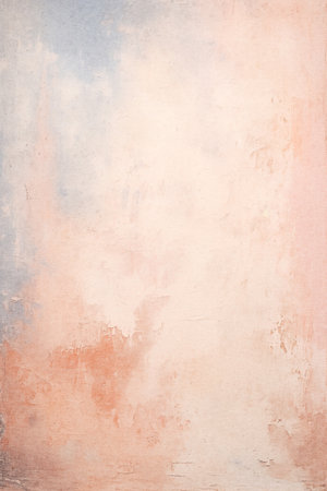 An abstract watercolor texture with warm undertones, featuring a light backdrop suitable for creative projects. A vintage background that blends soft pink, beige, and blue huesの素材