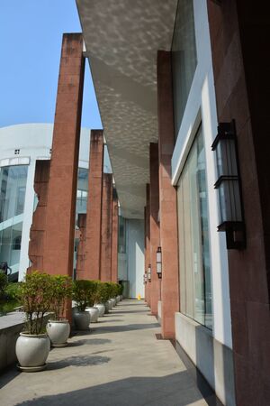 Guangdong Museum corridorのeditorial素材