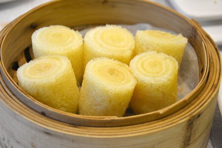 Coconut rollsの写真素材