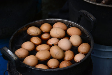 Braised eggsの写真素材