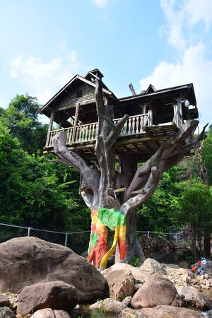 white water village tree houseのeditorial素材