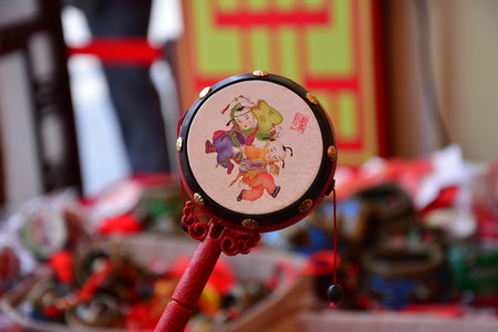 Hand drum toyの写真素材