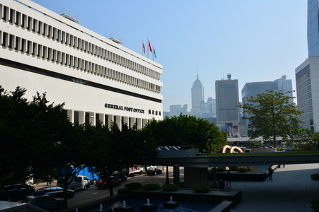 Memorial garden in Hongkong Great Hallのeditorial素材