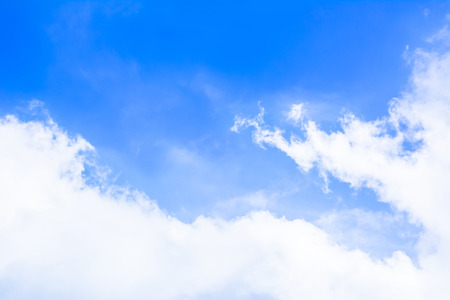 Cloud in blue skyの写真素材