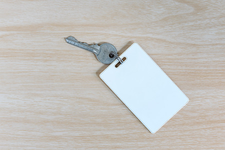 house key and hotel cardの写真素材