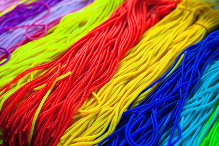Color line on the street market
