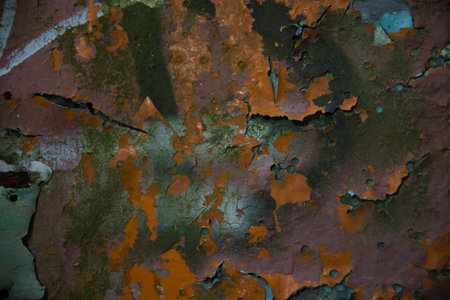 Rusty metal background. Old rusty metal surface. Grunge background.