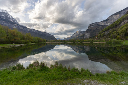 Mountain lake in the Pyrenees, Huesca, Aragon, Spain