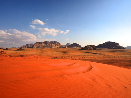 Wadi rum landscape,Jordanの写真素材