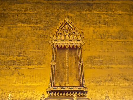 Ancient Thai art windowの写真素材