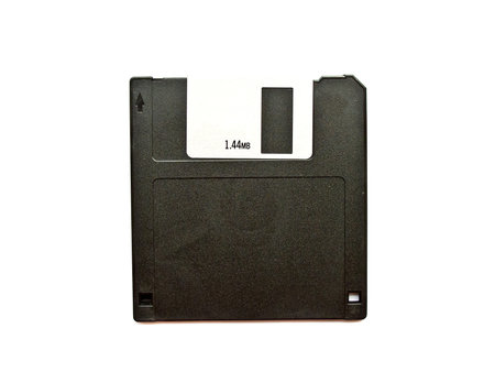 black floppy disk driver on white background