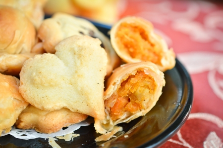 curry puffの写真素材