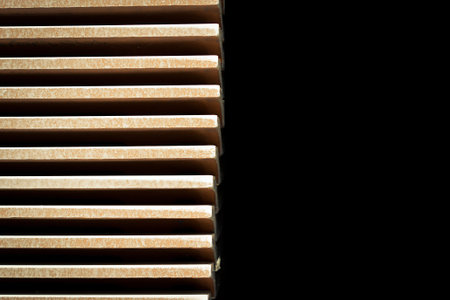 Tile stack texture background with black space