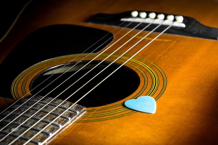 steel string acoustic guitar の写真素材