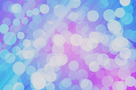 Blue and pink background bokeh.の素材