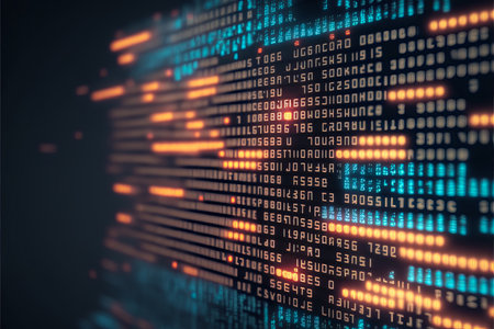 Abstract digital screen background. generative aiの素材