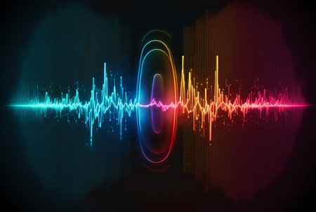 Voice assistant technology concept, generative aiの素材