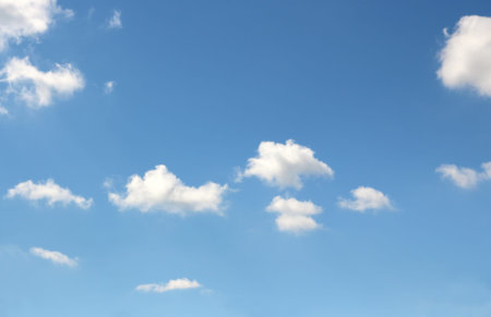 Blue Sky and Cloud Background