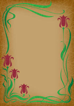 frame modern vertical in color editable and scalableのイラスト素材