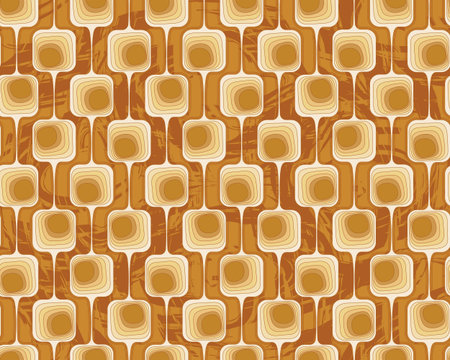 geometric seamless pattern wallpaper in terracotta tonesのイラスト素材