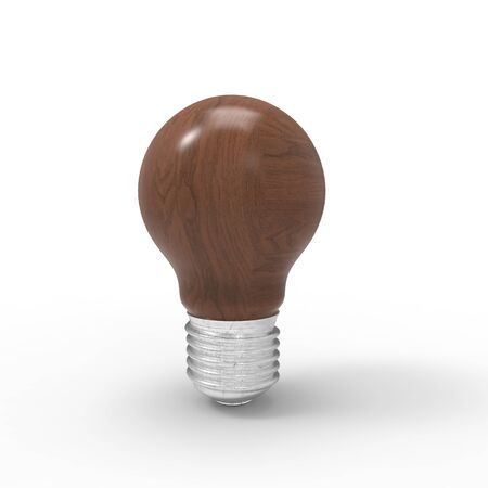 This is a special 3d lightbulb design の写真素材
