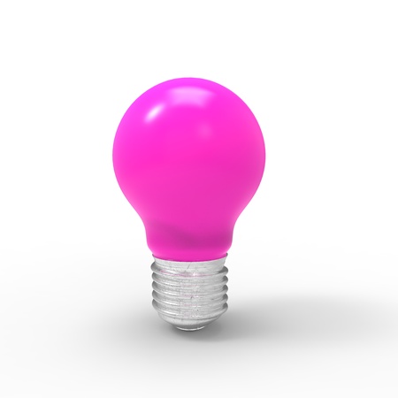 This is a special 3d lightbulb design の写真素材