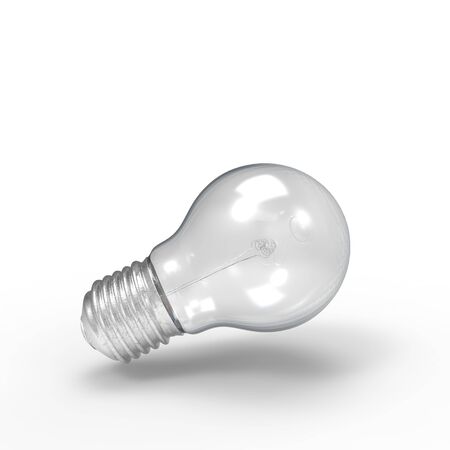 This is a special 3d lightbulb design の写真素材