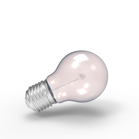 This is a special 3d lightbulb design の写真素材