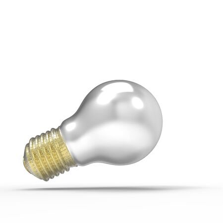 This is a special 3d lightbulb design の写真素材